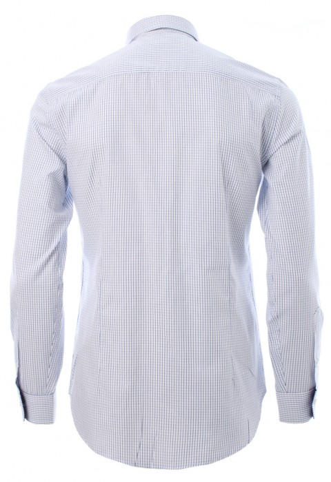 เสื้อเชิ้ตลายตารางสีน้ำเงิน