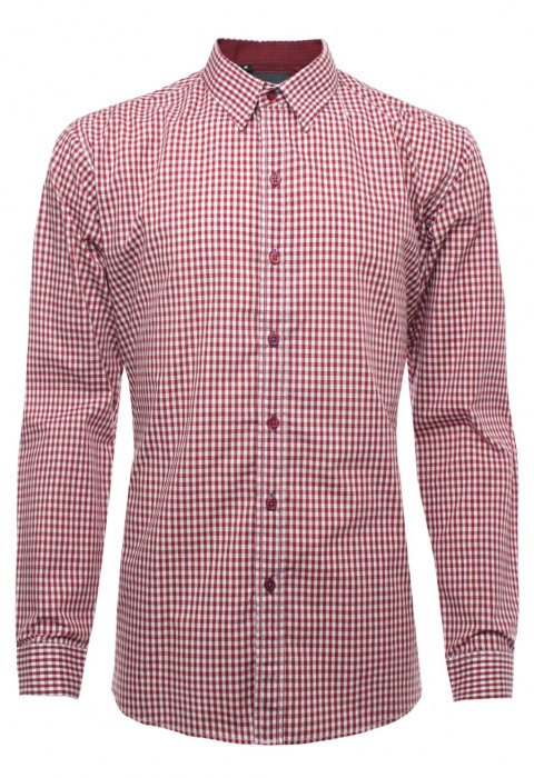 เสื้อเช้ิตลายตารางสีแดง