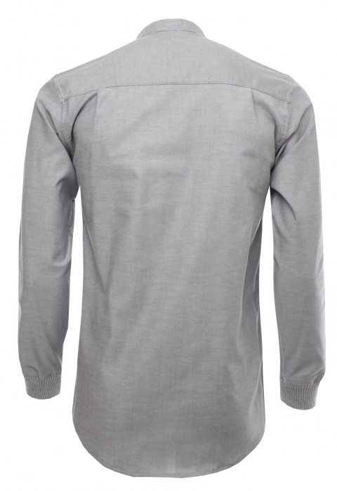 เสื้อเช้ิตคอจีนสีเทา