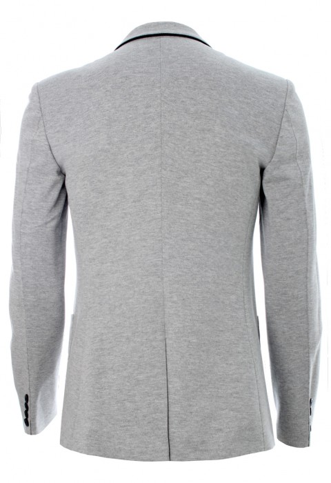 สูทผ้าสแปนเด็กซ์สีเทา