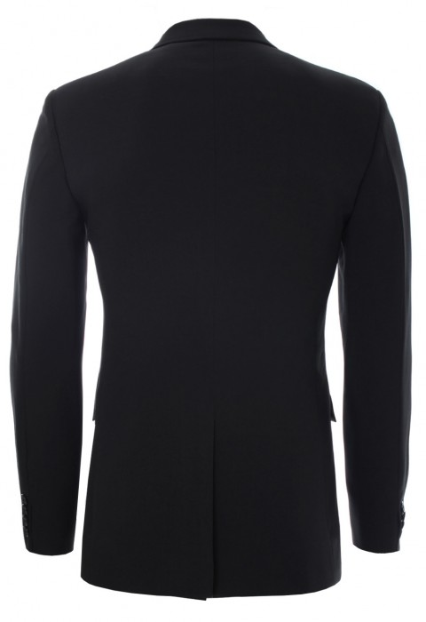 สูทสีดำซับในสีส้ม