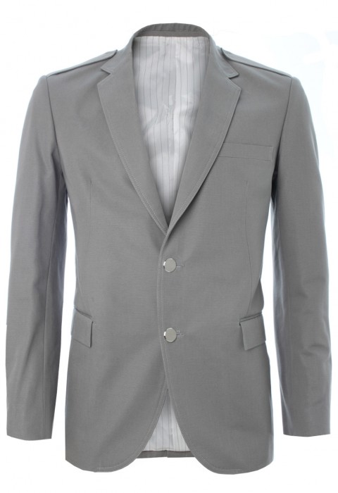 เสื้อแจ็คเก็ตสูทสีเทา