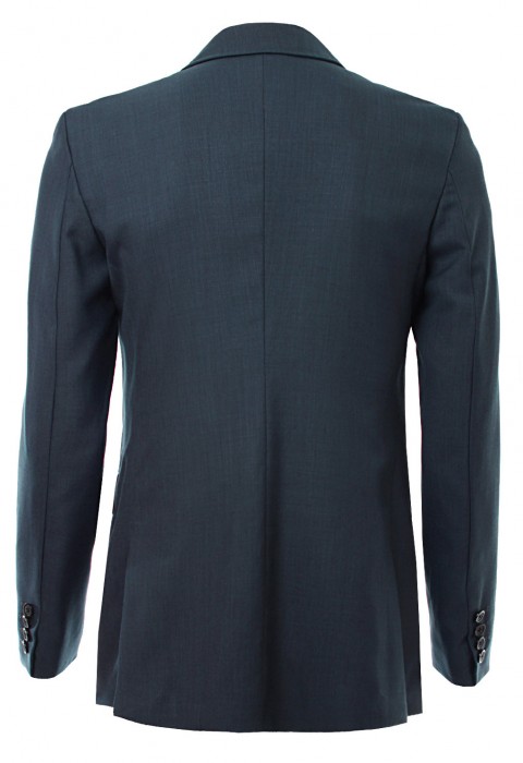 เสื้อสูทสีกลม ตัดขอบสีดำ