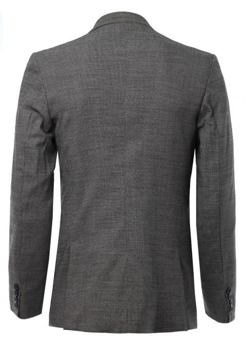 สูทสีเทาผ้าวูล 98%