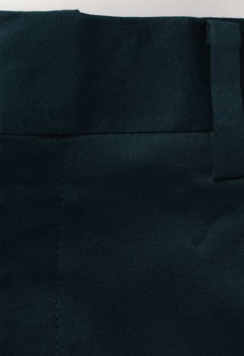 กางเกงขายาว สีเขียว Cotton Spendex