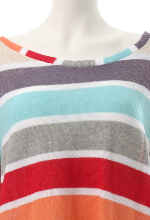 เสื้อนิตติ้งแขนยาวสลับสี