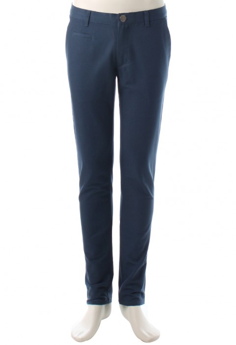 กางเกงสีน้ำเงินทรงกระบอกเล็ก