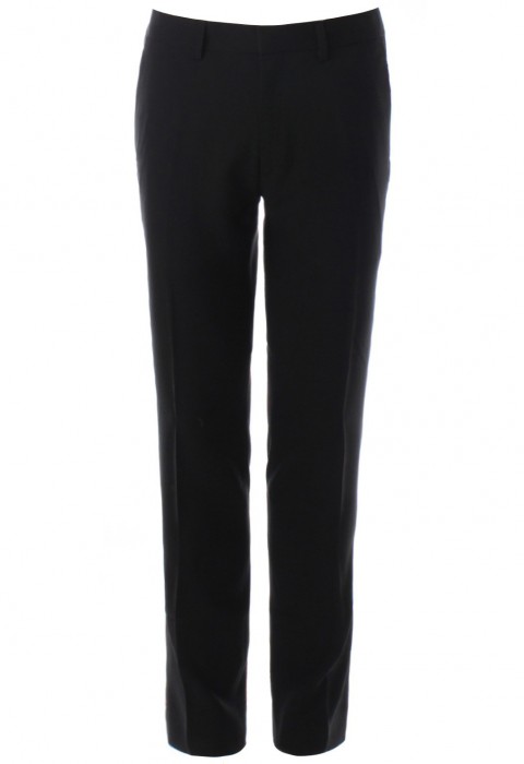 กางเกงสีดำ ทรงกระบอก กระเป๋าข้างเฉียง