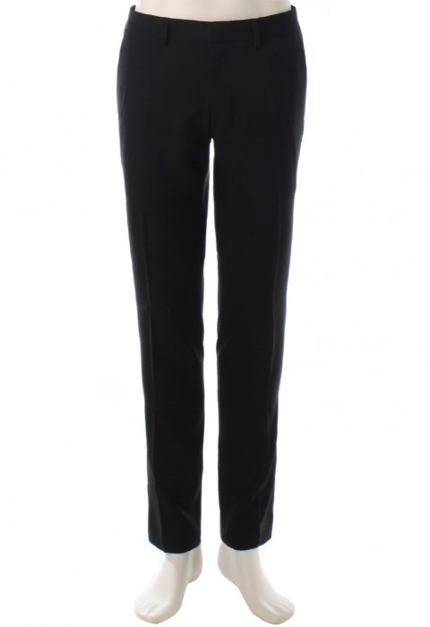 กางเกงสีดำ ทรงกระบอก กระเป๋าข้างตรง