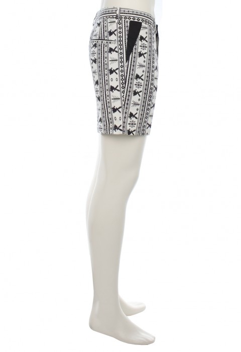 กางเกงขาสั้น ทอลายกระต่าย