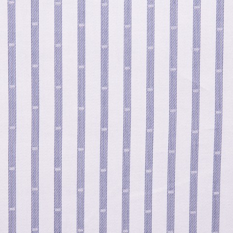 Navy Blue Candy Stripe Cotton Shirts
