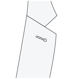 Lapel buttonhole Left