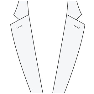 Lapel buttonhole Left & Right