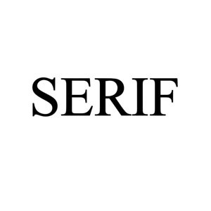 SERIF