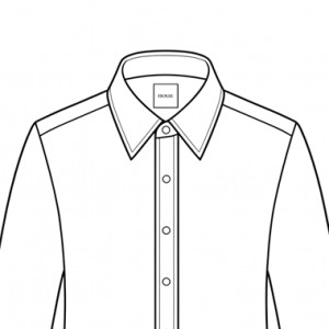 With placket With placket