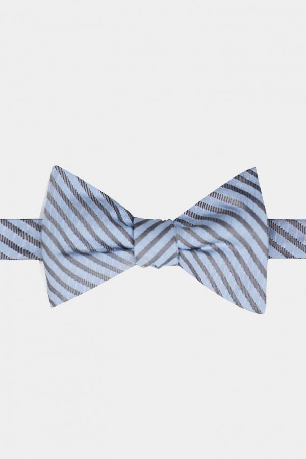 black and blue pin stripe bowtie dgrie 1