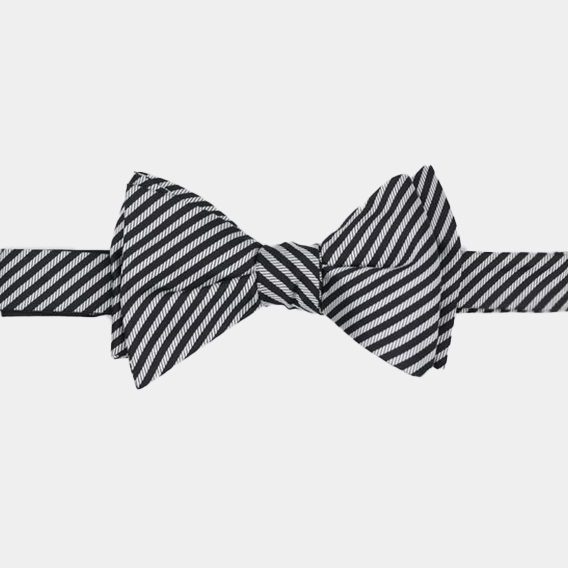 black and white mini check bowtie dgrie 1