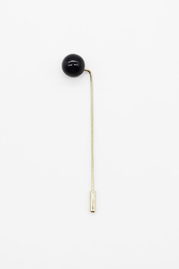 black ball necktie lapel pin dgrie