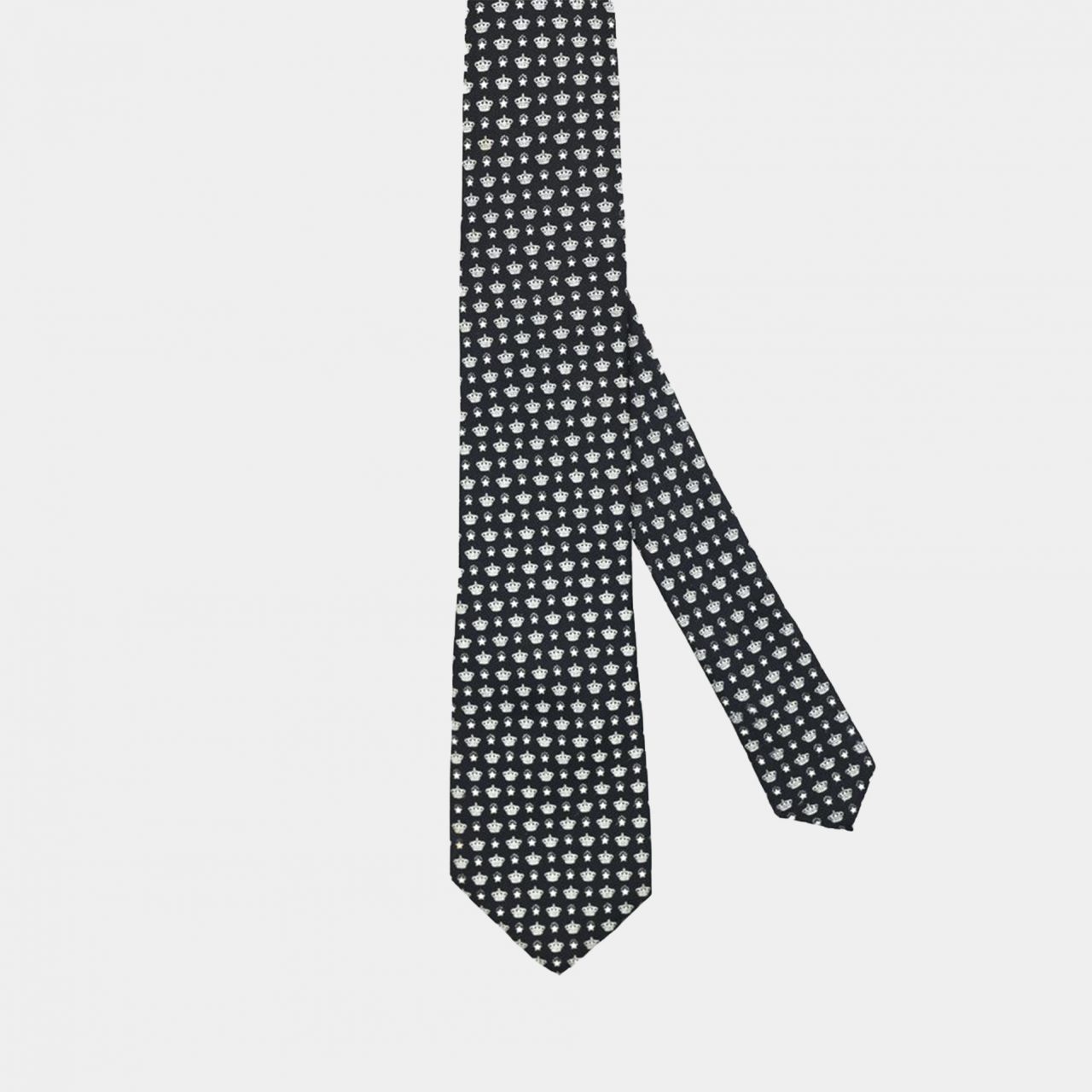 black crown texture necktie dgrie