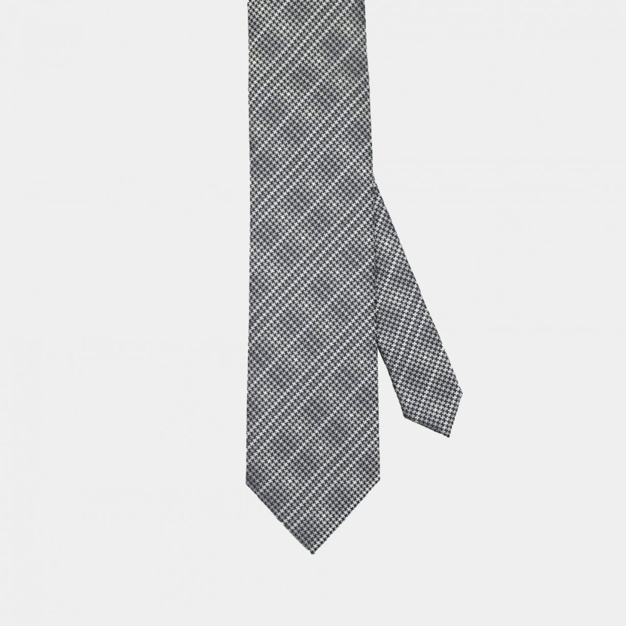 black mini houndstooth necktie dgrie
