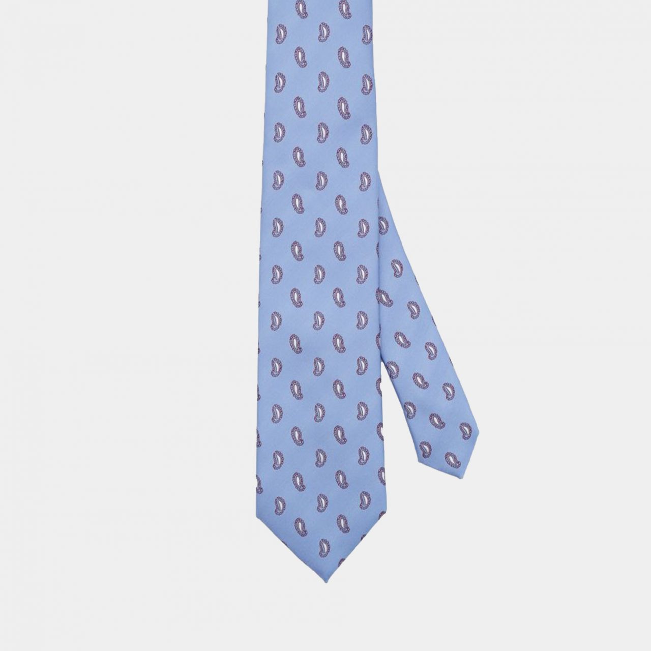 blue paisley red necktie dgrie 1