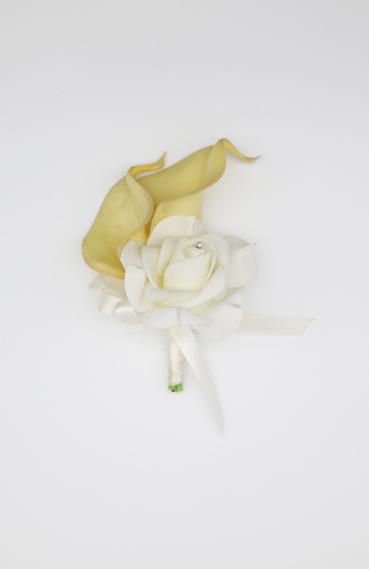 boutonniere 1white dgrie