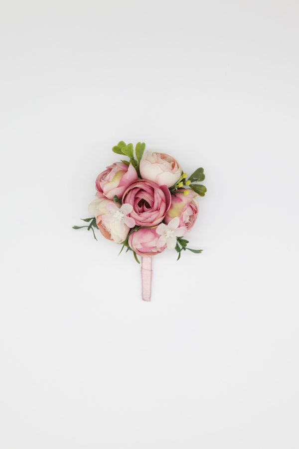 boutonniere 2pink dgrie