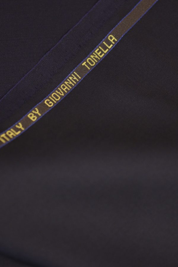 Giovanni tonella Italy: Dark Navy Wool Mohair Suits 1