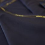 Zegna Navy Textured Custom Jacket: Made in italy