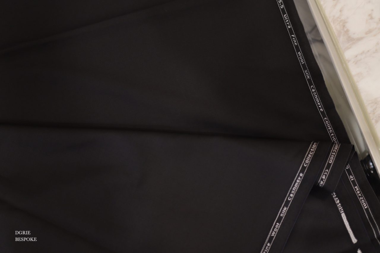 Marzoni Italy: Black Wool + Cashmere! + Silk Suits