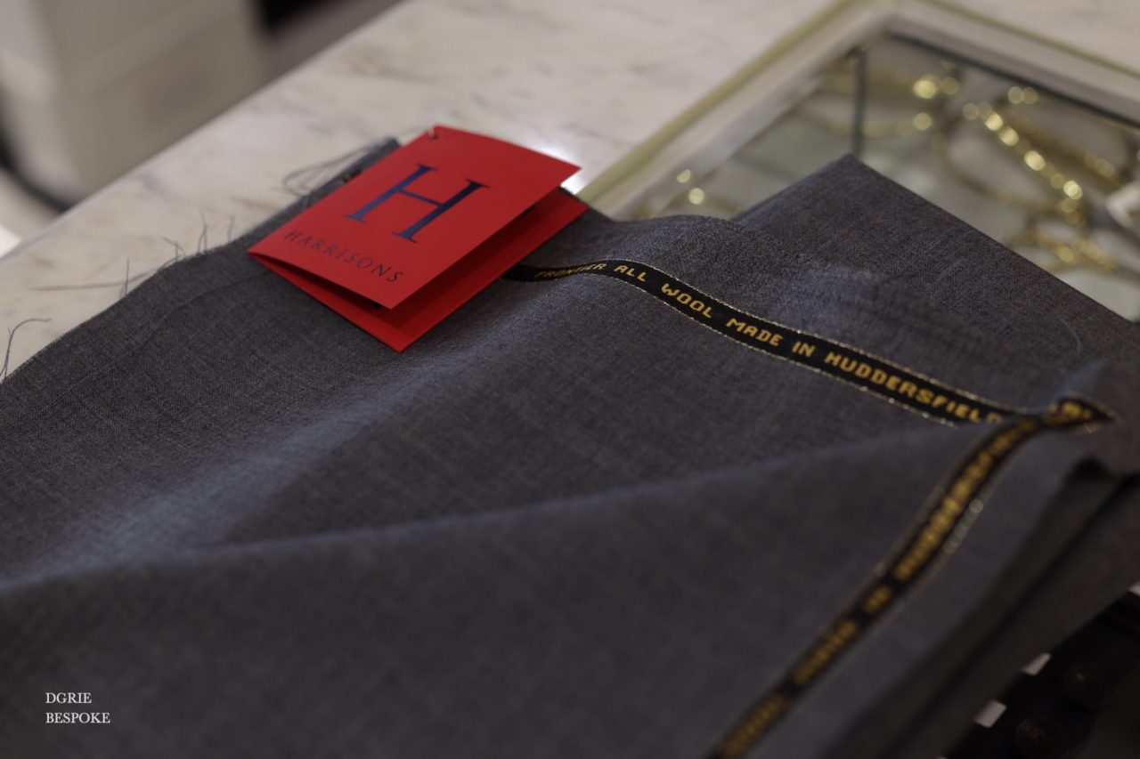 Harrisons: Custom Grey Suits Made in England