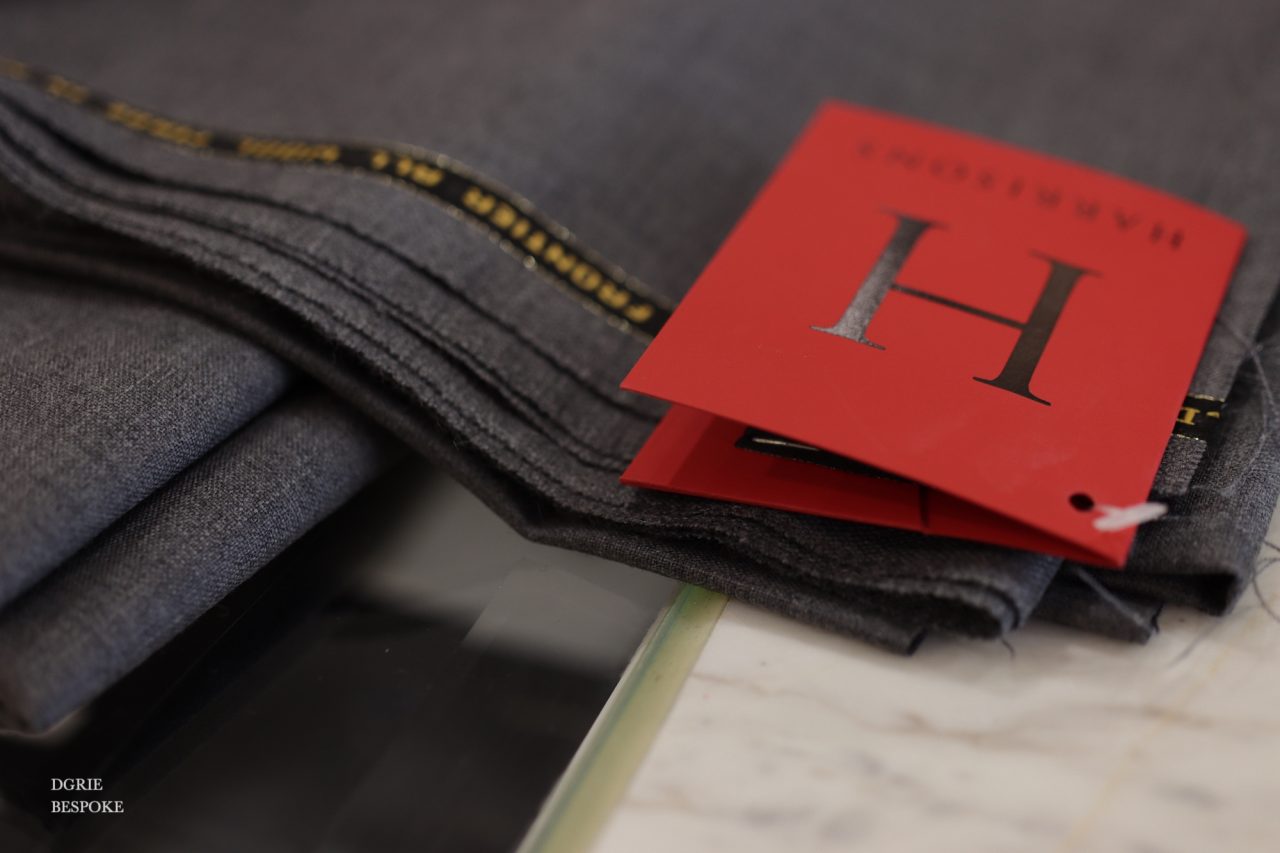 Harrisons: Custom Grey Suits Made in England