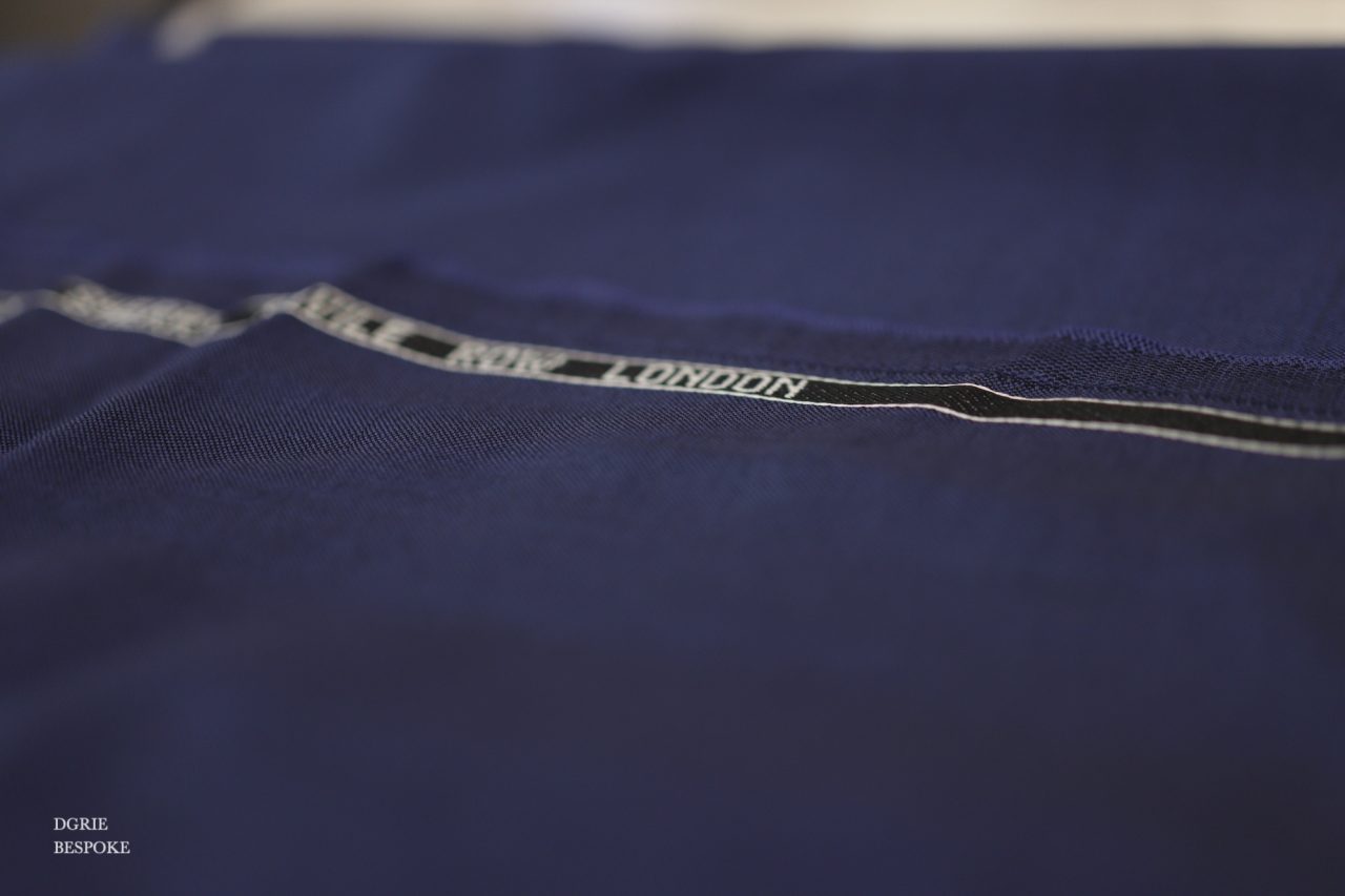 Holland & Sherry England: Navy Blue Wool Mohair Suits