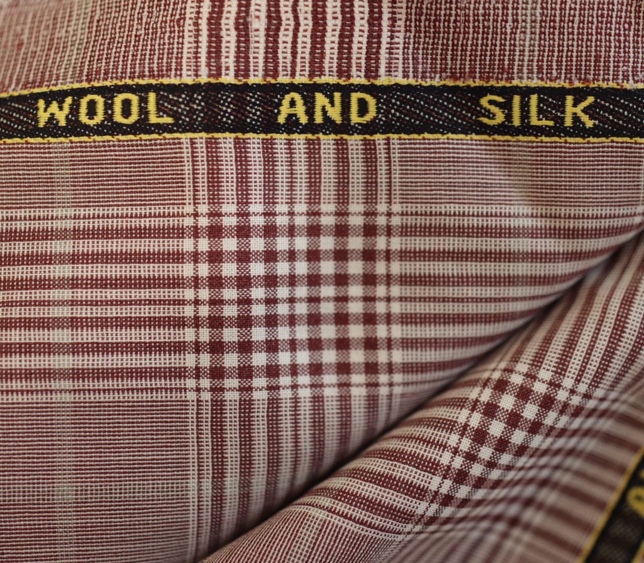 Custom Zegna Jacket Red Prince of Wales - 90% W / 10% S