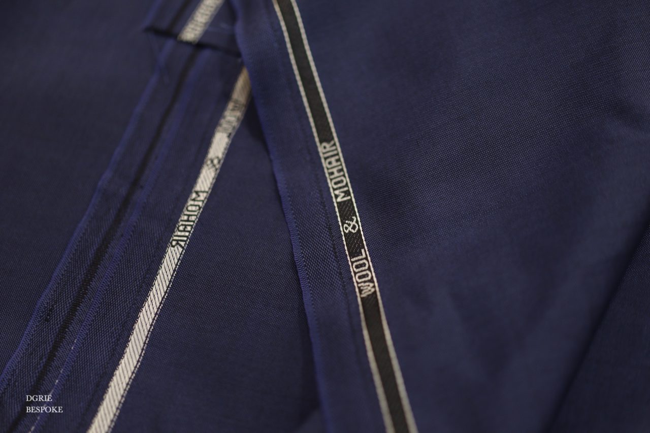 Holland & Sherry England: Navy Blue Wool Mohair Suits