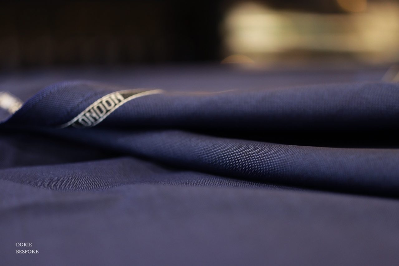 Holland & Sherry England: Navy Blue Wool Mohair Suits