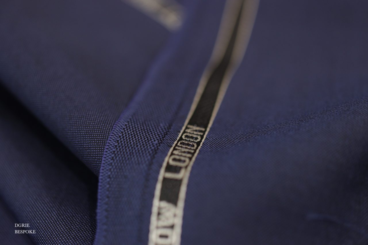 Holland & Sherry England: Navy Blue Wool Mohair Suits