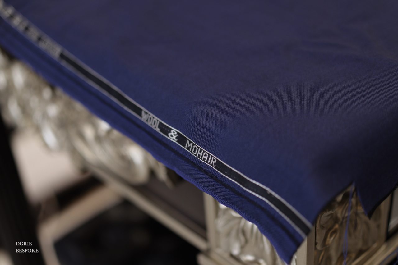 Holland & Sherry England: Navy Blue Wool Mohair Suits