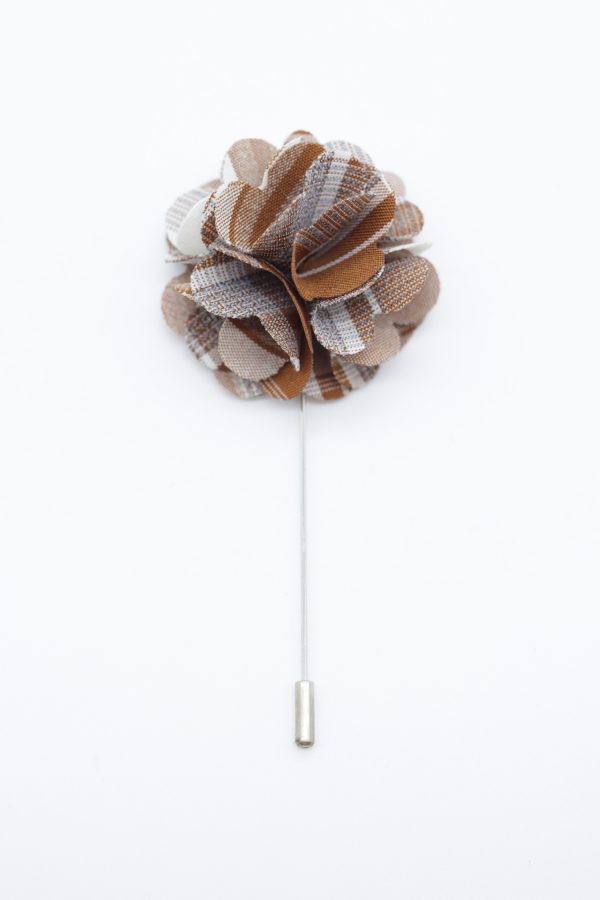 fabric flower lapel pin dgrie