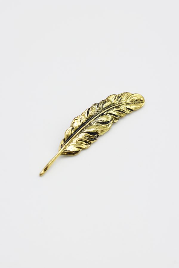 gold big leaf brooch dgrie