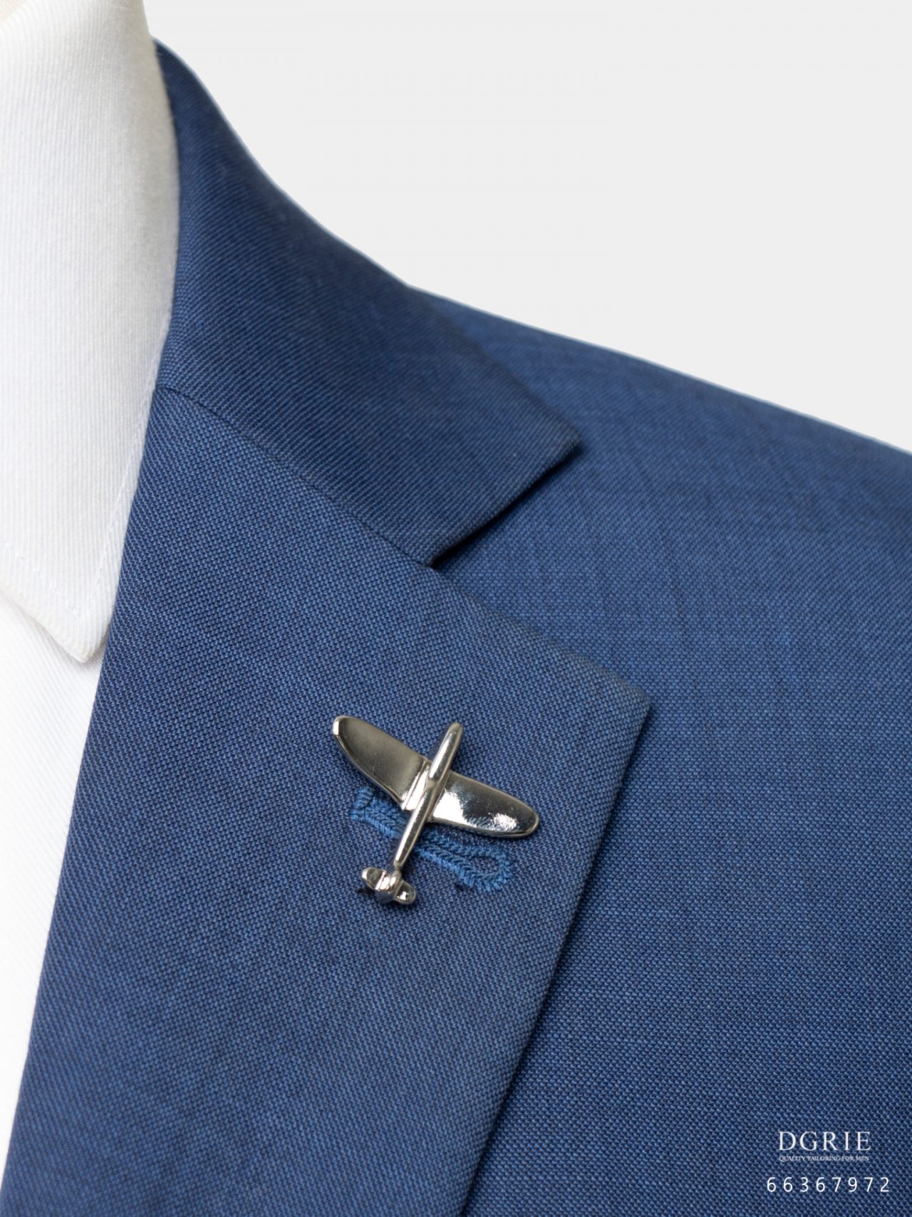 gold plane fortress brooch dgrie