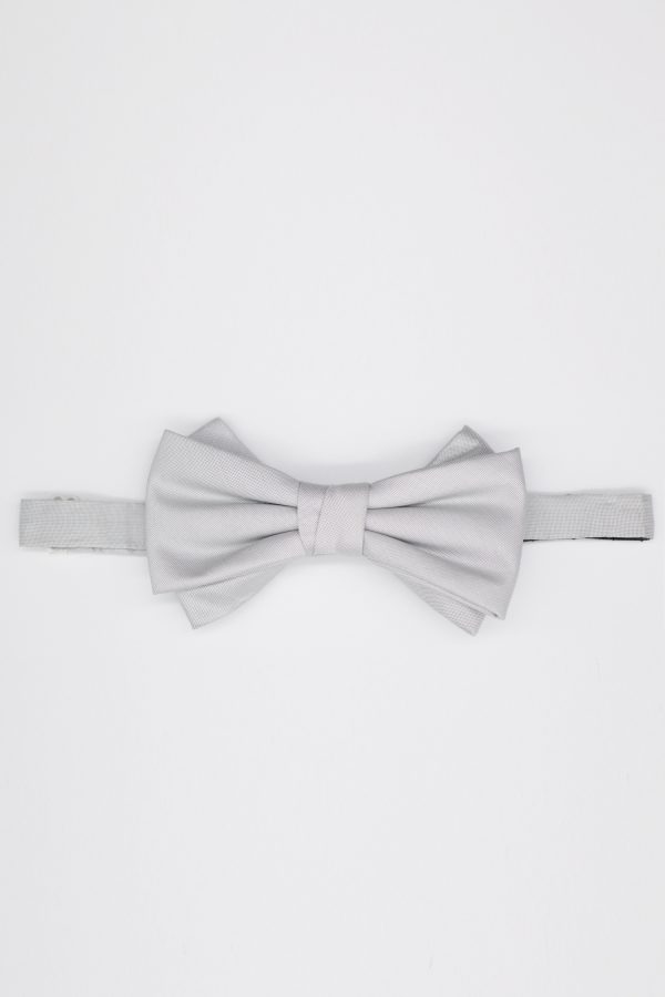 gray plain bowtie dgrie