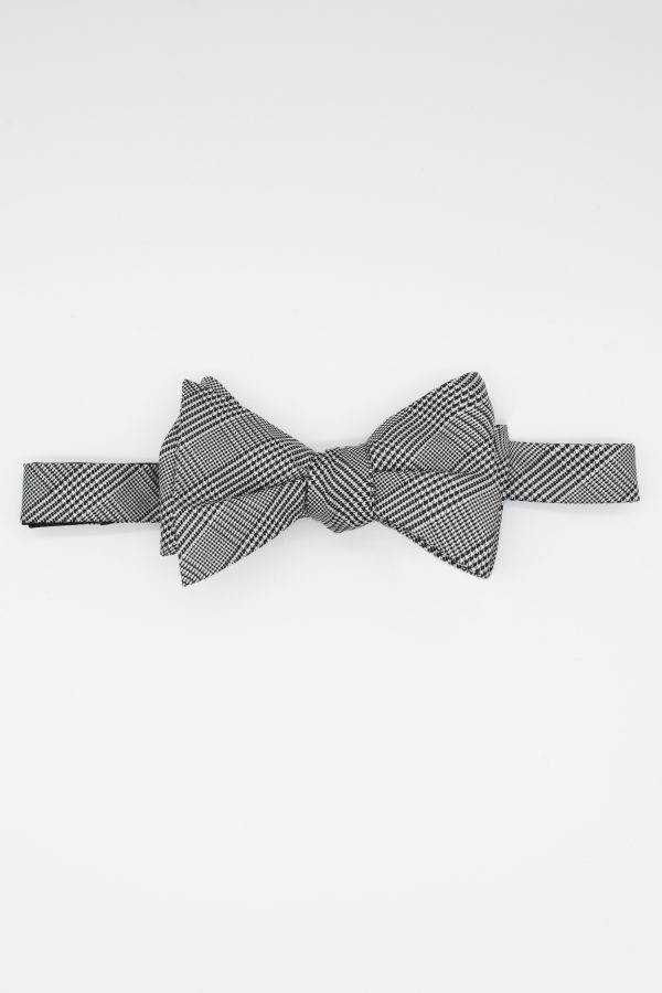 gray prince of wales bowtie dgrie