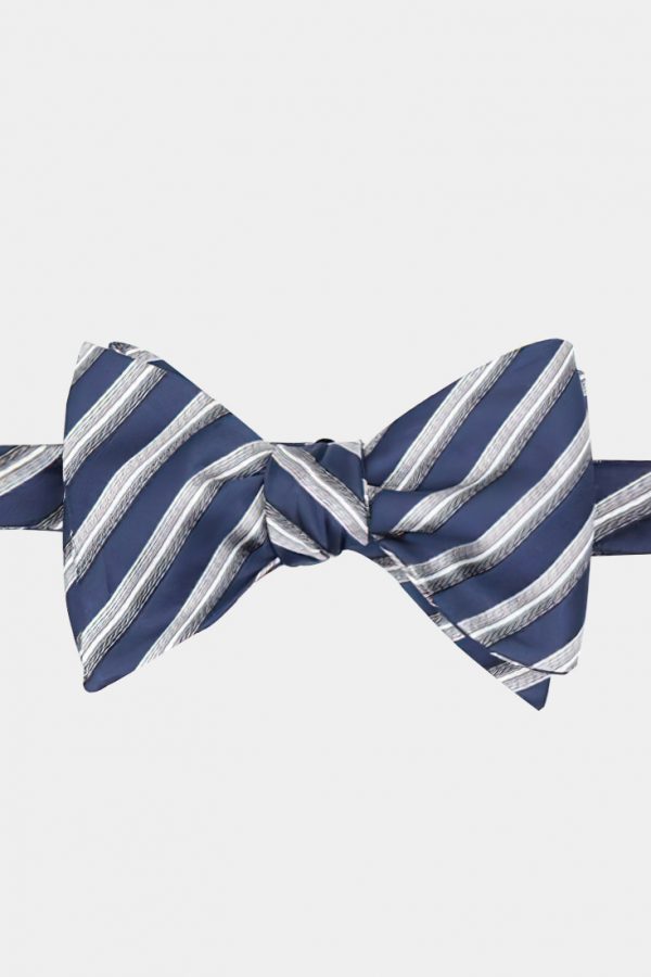 navy pinstripe gray bowtie dgrie 1