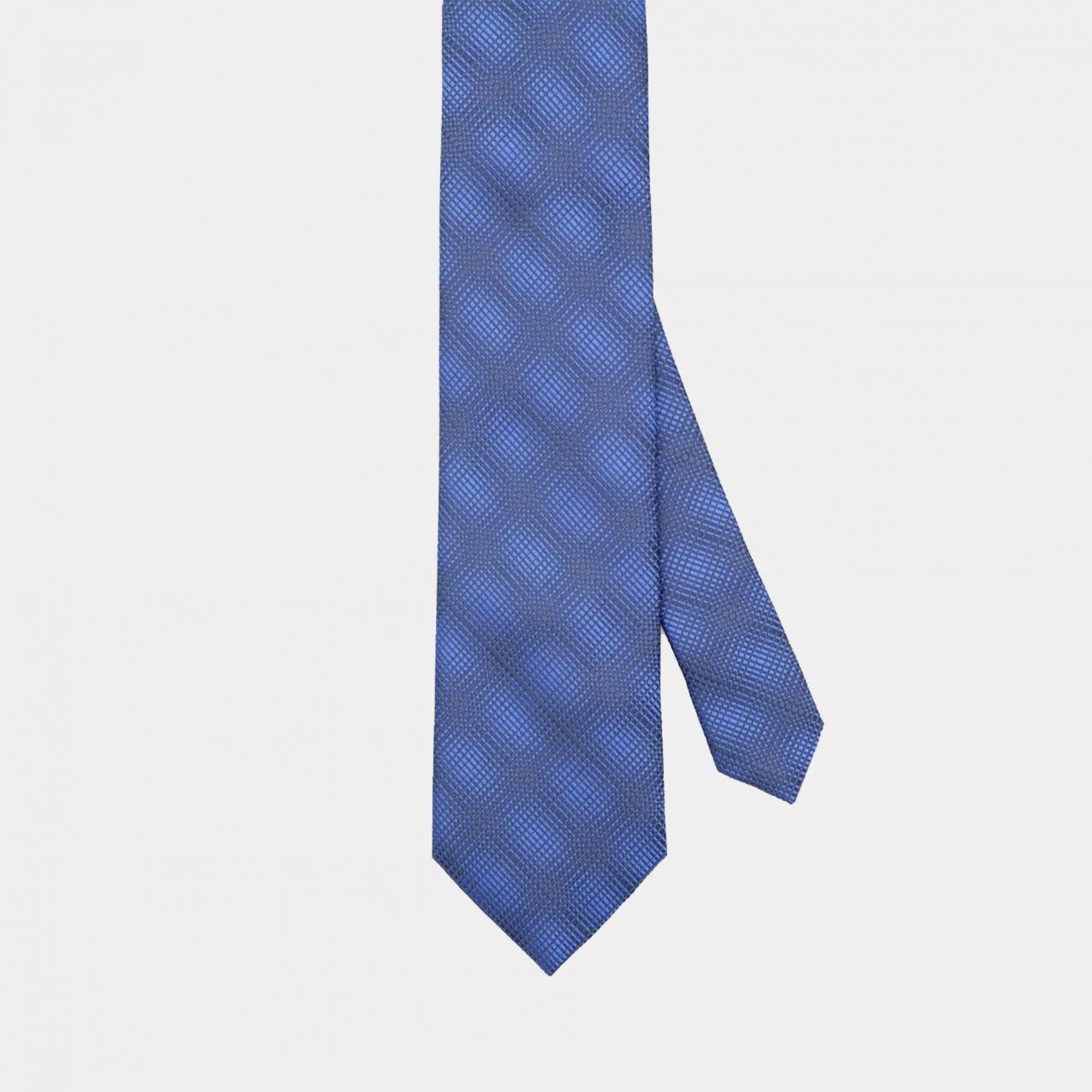 navy texture blue necktie dgrie
