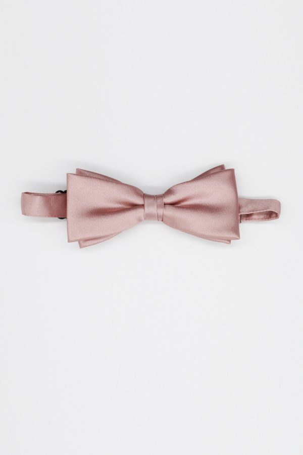 pink satin bowtie dgrie