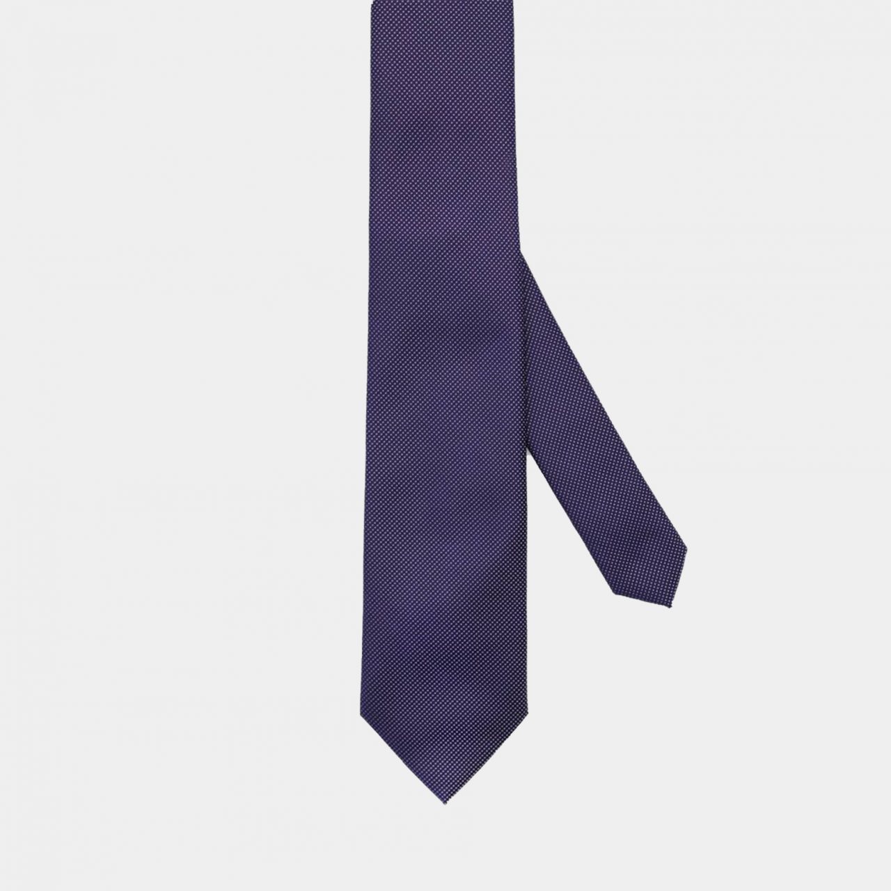 purple mini dot white necktie dgrie