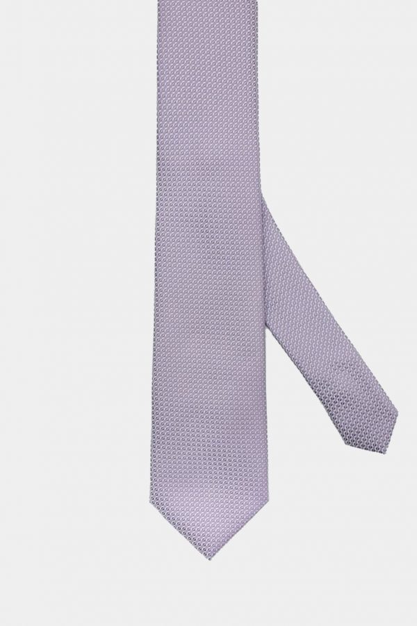 purple texture white necktie dgrie