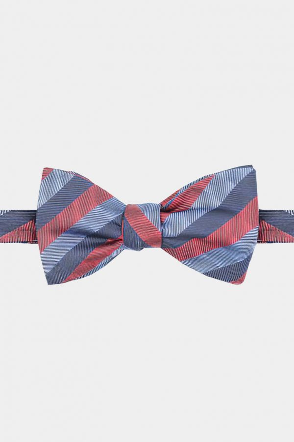 red and blue pin stripe bowtie dgrie 1