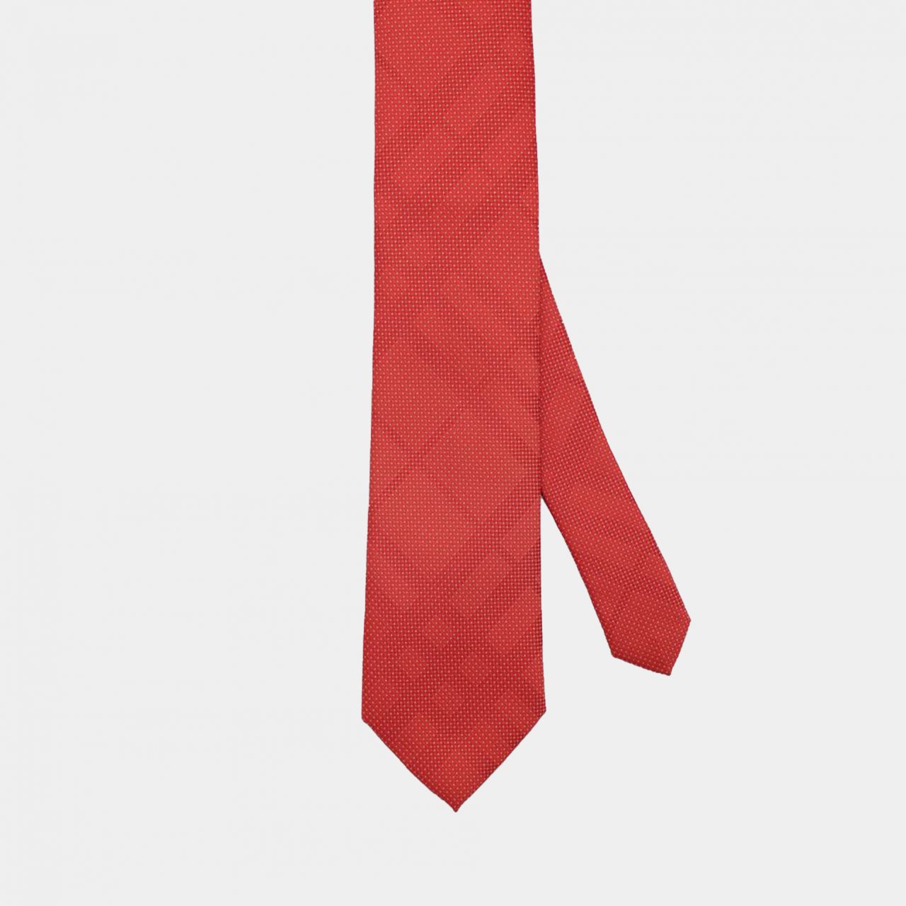 red dot mini white necktie dgrie